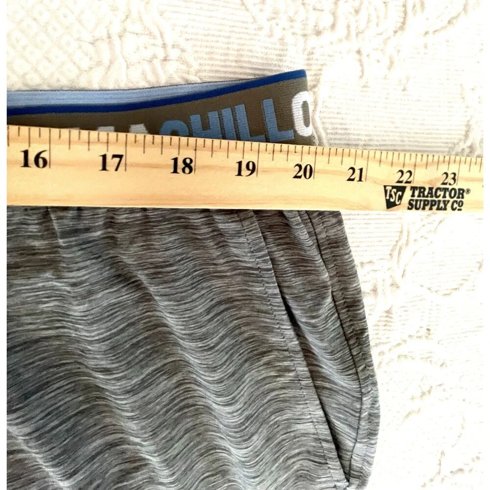 Duluth Trading Armachillo Lounge Jogger Pant Gray Striation Mens 2XL x 29